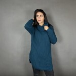 HOSH Pletený jednobarevný rolák CLAIRE Barva: Světle modrá