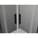 MEXEN/S - Exo čtvercový posuvný sprchový kout 70 x 70, transparent, černá 8111-070-070-70-00