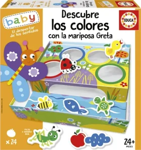 EDUCA Baby Třídění barev s motýlem Gretou