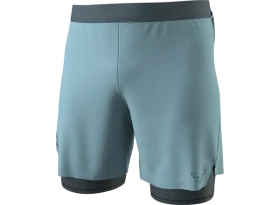 Dynafit Alpine Pro 2v1 pánské běžecké kraťasy Smoke Blue vel. XL