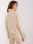 Jumper BA SW 015.01P světle béžová jedna velikost