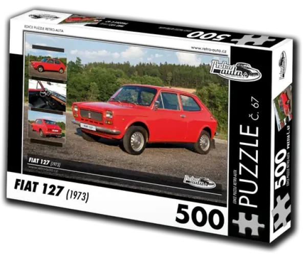 RETRO-AUTA Puzzle č. 67 Fiat 127 (1973)