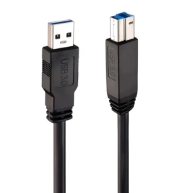 Lindy USB 3.2 Gen 1 Active Cable černá / Kabel USB / USB-A - USB-B / 10 m / 5 Gbit/s (43098)