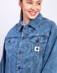 Carhartt WIP W' Duck Orell Jacket Camo Duck, Blue bleached M