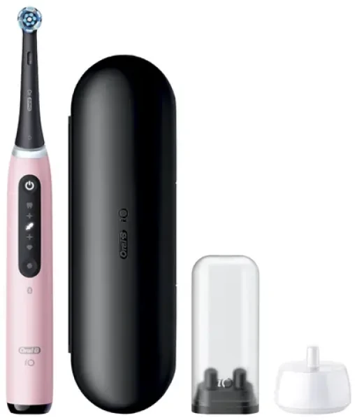 Oral-B iO Series 5 růžový / Elektrický zubní kartáček / magnetický iO / 5 režimů / AI (iO Series 5 Pink)