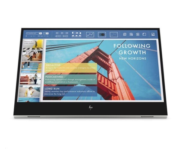 HP LCD EliteDisplay E14 G4 přenosný 2x USB-C monitor 14" (IPS,1920 x 1080, 16:9, 400NITS, 800:1, 5ms, 2x USB-C) EDF_1511264