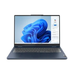 Lenovo IdeaPad 5 2-in-1 16AHP9 modrá / 16" 2K T / AMD Ryzen 5 8645HS 4.3 GHz / 16GB / 512GB SSD / AMD 760M / Bez OS (83DS000TCK)