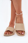 Dámské Pantofle Béžové 4FMM00FFLIF031A-83S 38