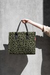 Stylová kabelka Reisenthel Daily Shopper Teddy leo olive