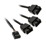 Lian Li USB 2.0 1-3 Hub černá / 1 x (M) 3 x (F) (PW-U2HB)