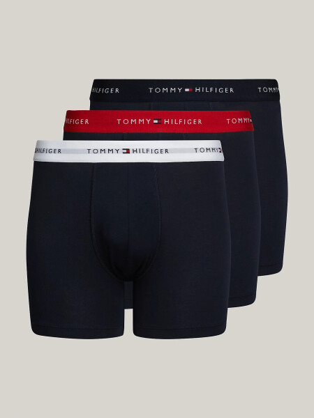 Pánské boxerky 3Pack BOXER BRIEF WB UM0UM02765 05G černé - Tommy Hilfiger XXL