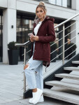 Dámská bunda parka s odepínací kapucí FashionStreet bordó TY5349 L
