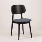 STIMA Jídelní židle BUNNY černá - látka STI-BUNNY-CERNA-LATKA