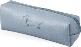 Penál etue mini cube Sausage Dog light gray 5,5x,5,5x19cm