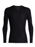 Pánské merino triko dlouhý rukáv ICEBREAKER Mens 175 Everyday LS Crewe, Black velikost: S