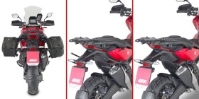 Tr1188 trubkový rychlosundávací držák brašen pro Honda X-Adv 750 (21-25), systém Remove-X