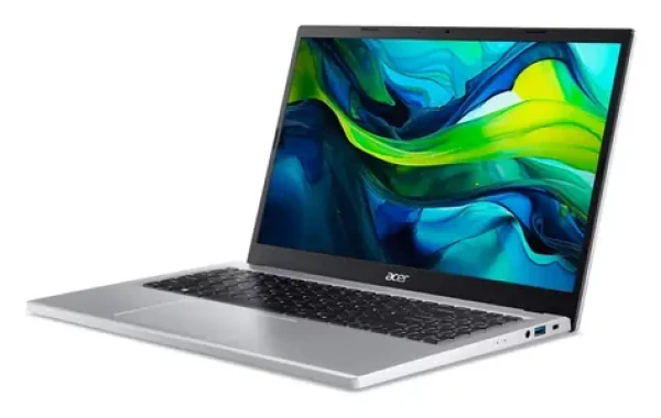 Acer Aspire Go 15 (AG15-32P-C3L4) stříbrná / Notebook / 15,6" FHD / Intel N150 / 16GB DDR5 / 512GB SSD / Intel UHD (NX.J46EC.002)