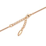 Náhrdelník Swarovski Elements Amorita Gold Sapphire Blue, Modrá 45 cm + 5 cm (prodloužení)
