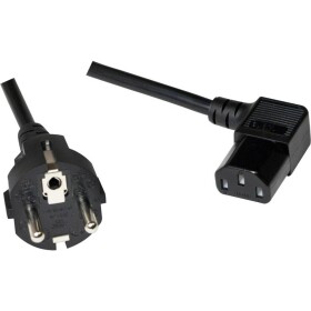 LogiLink IEC kabel [1x zástrčka s ochranným kontaktem - 1x IEC C13 zásuvka 10 A] 5.00 m černá
