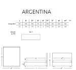 Materasso Čalouněná postel ARGENTINA boxspring ROZMĚR: 2x (80x200) cm - boxspring,šedá