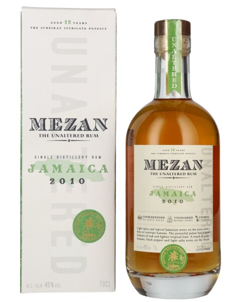 Mezan Jamaica 2010 46% 0,7 l (karton)