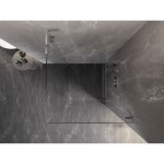 MEXEN/S - Lunar-B L sprchový kout dveře křídlové pravá 90 x 90, transparent, chrom 832L-090-090-01-00-P