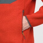 KARPOS Moiazza Retrò Hoodie Fleece, Fire/Woodl.Gray velikost: L