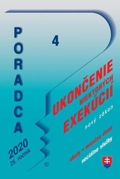 Poradca 4/2020 - Zákon o ukončení niektorých exekučných konaní – nový zákon s komentárom (e-kniha)