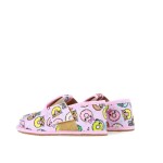 Barefoot dívčí přezůvky Pegres, BF01 Donut, růžová - 24