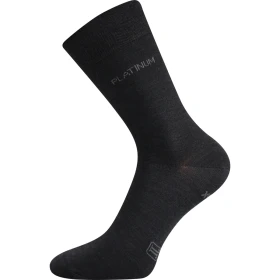 LONKA Ponožky slabé z merino DEWOOL s ionty stříbra ČERNÉ (3 páry) 43-46 100570