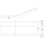 POLYSAN - TIGRA L 150 panel čelní, bílá 72930