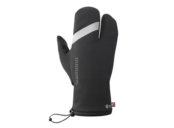 Shimano Windstopper primaloft 2X2 rukavice černá vel. M