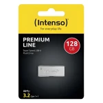 Intenso Premium Line 128GB stříbrná / Flash disk / USB-A 3.2 Gen 1 / čtení 100 MB/s (3534491)