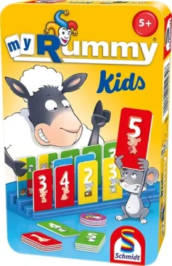 SCHMIDT Dětská hra MyRummy Kids v plechové krabičce