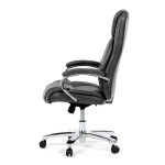 Kancelářské křeslo, houpací mechanismus, šedá ekokůže, KA-F1385 GREY