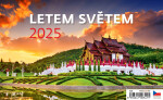 Kalendář stolní 2025 - Letem světem