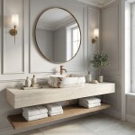 REA - Umyvadlo na desku Zoe Travo REA-U3540
