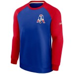 Nike Pánská mikina New England Patriots NFL Raglan Throwback Crewneck Velikost: S