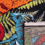 DumDekorace Moderní koberec do dětského pokoje s dokonalým motivem dinosaurů Šířka: 160 cm | Délka: 220 cm