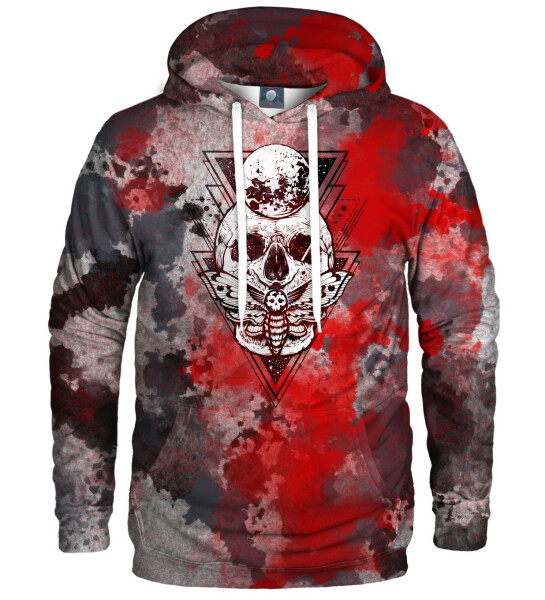 Aloha From Deer Moth Tie Dye Hoodie H-K AFD577 Red