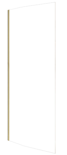 REA - Sprchová zástěna Rapid 100 kartáčované zlato REA-K4706