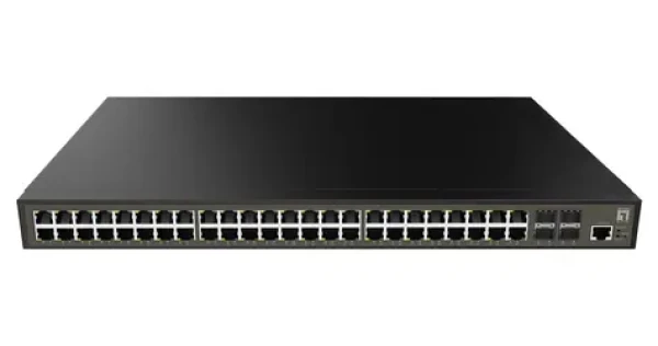 LevelOne GEL-5271 / Switch / 48x Gigabit RJ45 / 2x 1G SFP + 2x 2,5G SFP / Managed L2+ / 19" (GEL-5271)