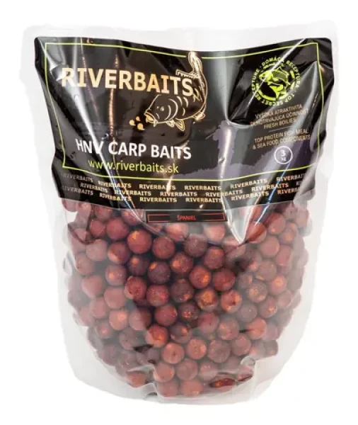 Riverbaits Boilies HNV Španěl 24 mm / Boilies / 3 kg