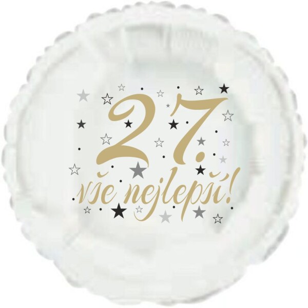 27. narozeniny balónek kruh Balonky.cz 27. narozeniny balónek kruh Balonky.cz