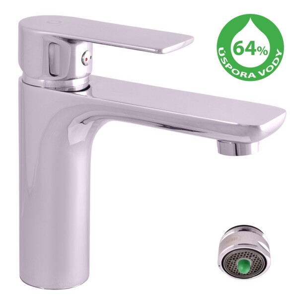 RAV Slezák - VLTAVA ECO - Umyvadlová baterie bez výpusti, Chrom, 1/2" VTE428.5