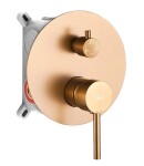REA - Podomítková koupelnová sada LUNGO Copper Brush + BOX REA-P8810