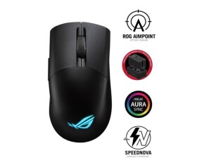 ASUS myš ROG KERIS WIRELESS AIMPOINT (P709), RGB, Bluetooth, černá EDF_431951