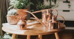HAWS Konvička na zalévání Fazeley Flow Copper – 700 ml, měděná barva, kov