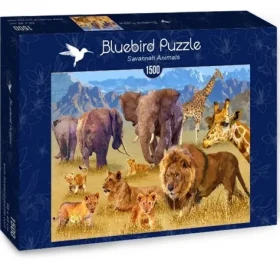 BLUEBIRD Puzzle Zvířata za savany