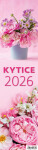 Nástěnný kalendář vázankový/kravata 2026 Helma - Kytice